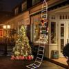 Santa Claus Climbing Ladder Light Strip Outdoor Christmas Decoration Light New Year Decoration Pendant Christmas Tree Decoration