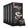 Manforce High Double Apple Flavoured Condoms for Men| 10 Count| Ultra Thin Condom| Lubricated Latex Condoms| For Her Enhanced Pleasure X Pack of 4