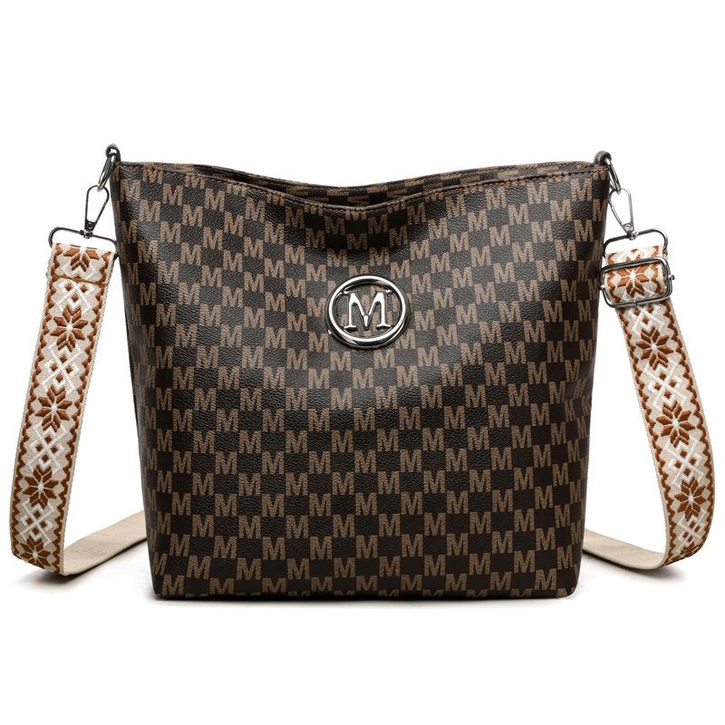 Soft Leather Retro Simple and Versatile Fashion Shoulder Bag Cross-border Light Luxury High-end Large-capacity Messenger Bag