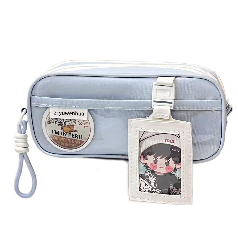 

Large Capacity Pencil Case Canvas Stationery Bag New Pen Bag Student
