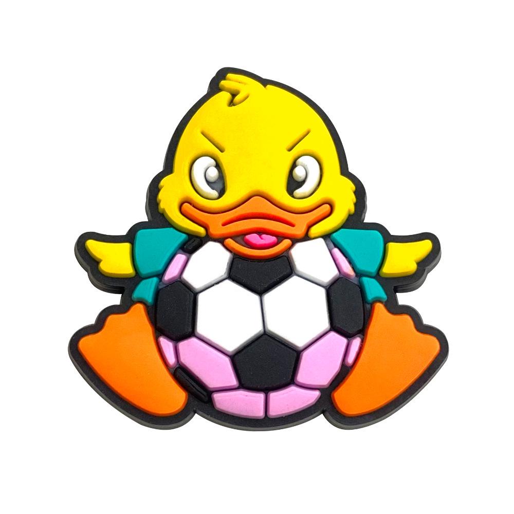Little Yellow Duck Soft PVC Pen Holder - Detachable Student Accessory