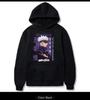 Jujutsu Kaisen Anime Huvtröja Gojo Satoru Tryckt Herr Huvtröjor Bekväm Unisex Oversized Sweatshirt Harajuku Streetwear