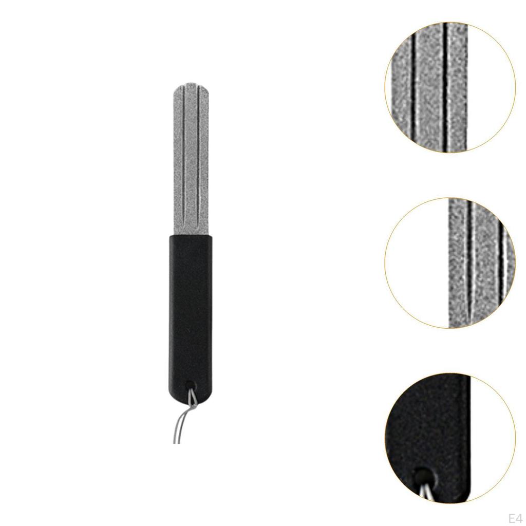 10 X 1,4 cm Angelhaken-Schärffeile mit Mehrfachnut-Zubehör für Outdoor-Sportarten,