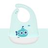 Babador de silicone à prova d'água para bebês - Babador de arroz descartável grande