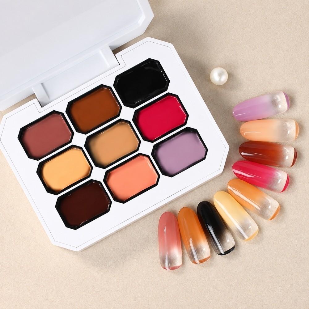 Light Avoiding Nail Polish Palette Portable Nail Polish Storage Box Empty Magnetic Box  Nail Art