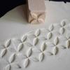 1Pc Hand Carved Wooden Stamps Emboss Art DIY Clay Printing Pottery Tools Fish Bone / Squirrel / Flower / Deer / Star
