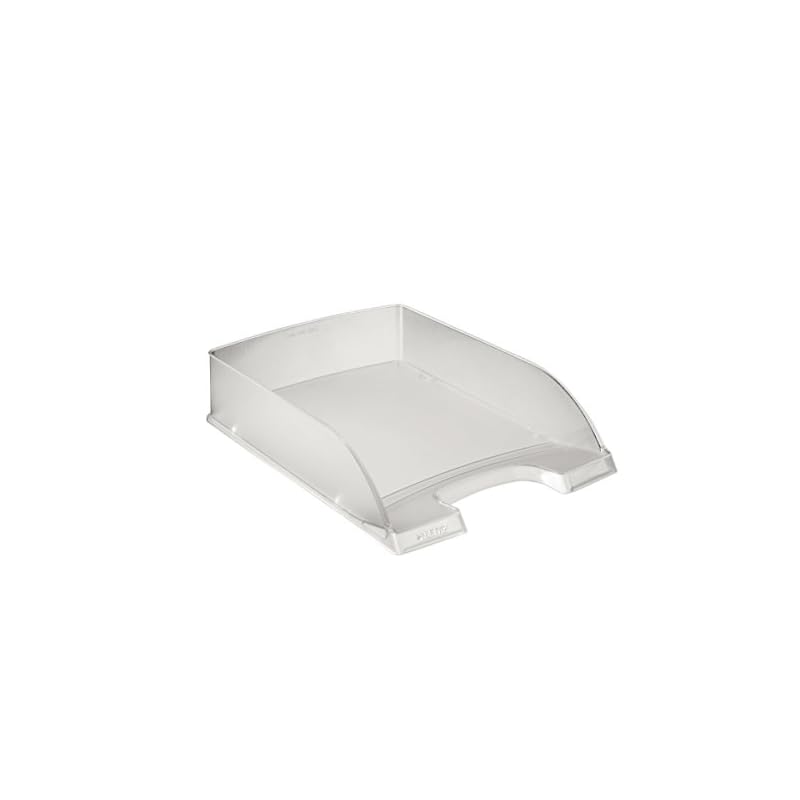 LEITZ Plus Letter Tray Standard A4 Vertical 500 Sheet Capacity Clear 5227-10-03