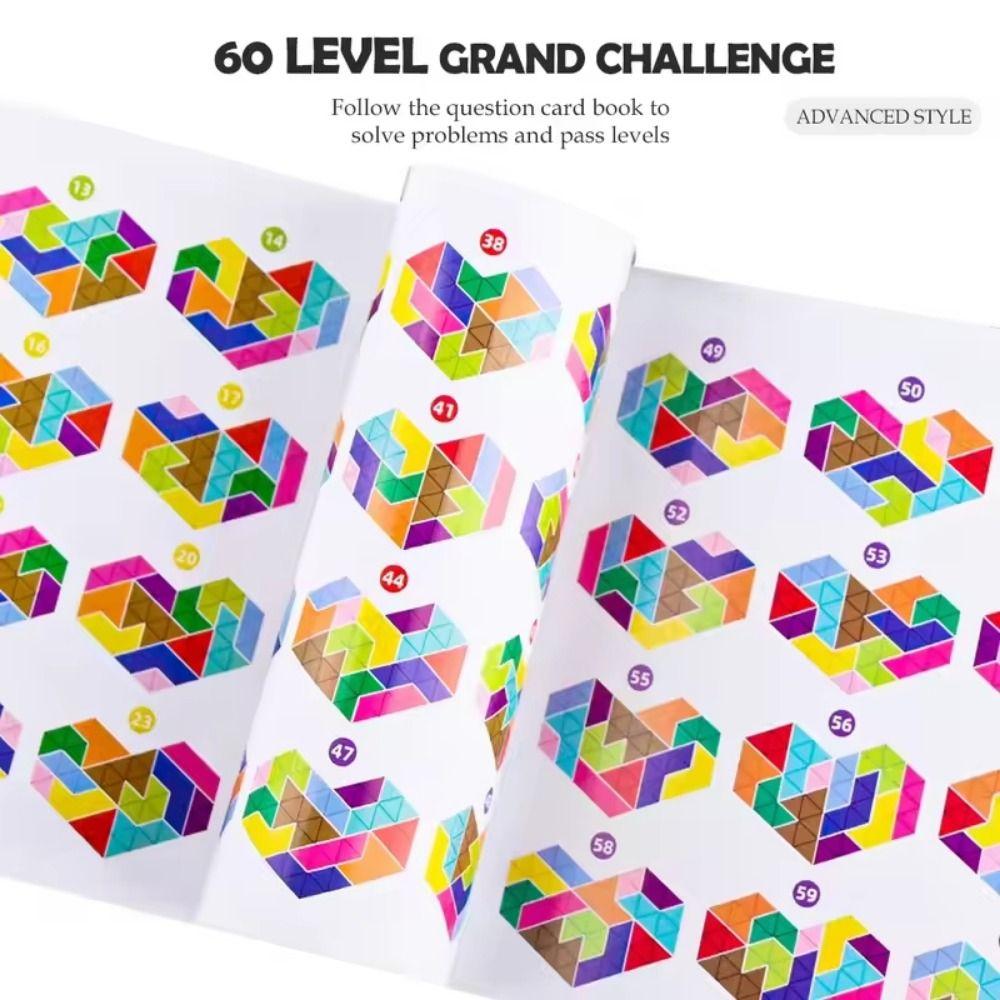 Logical Thinking Training Smart Clearance Tangram Toy Montessori Logical Puzzle Game  Gifts