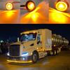 Car Vans Front and Rear Indicator Lights Boat Rear Night Driving Safety Warning Portable Round LED Headlight Side Marker Light