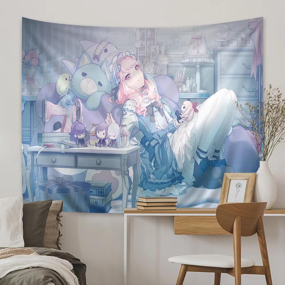 ProjectSekai Tapestry Anime Tapestry Wall Hanging Cloth Home Decor Headboard Aesthetic Room Decor Backdrop Cloth Party Banner
