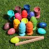 Egg Wooden Ball Cup Infant Early Education Intelligent Grasping Practice Babies