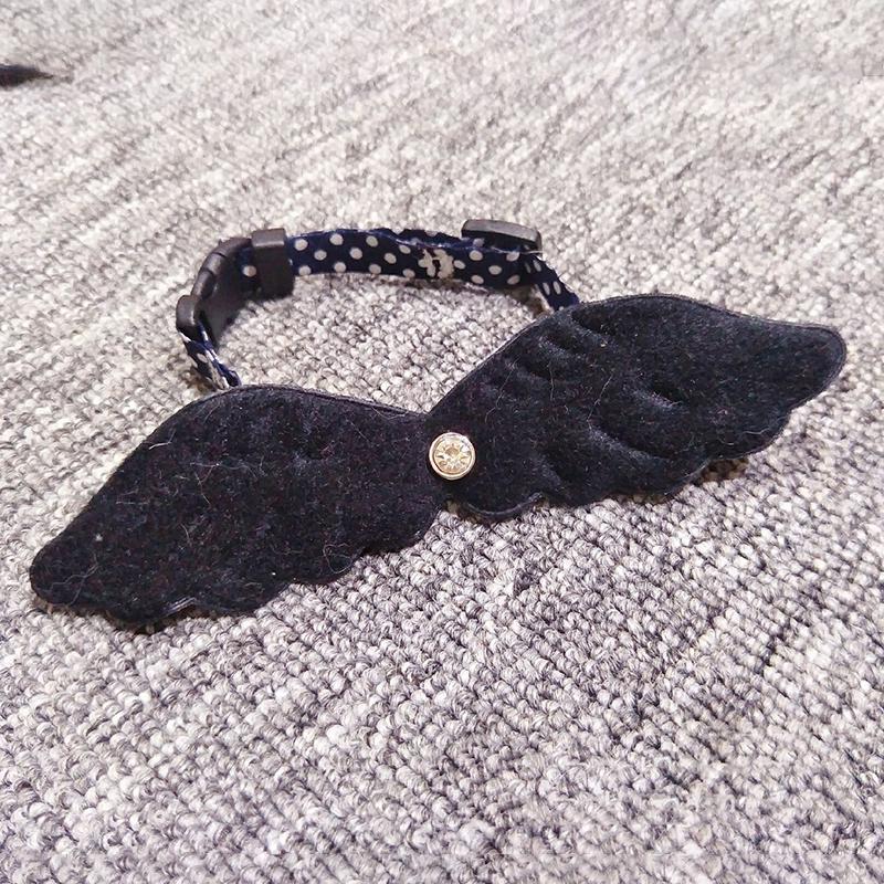 Cute Necklace Small Dog Cat Little Angel Wing Collar Personalized  Necklace Traction For Small Puppy Kitten Pet Products