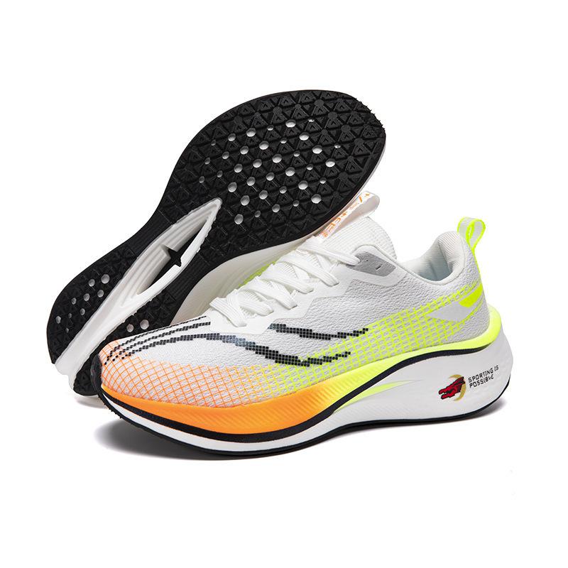 Red Rabbit running shoes men's new summer breathable flying electric professional racing big children pro sports running shoes men