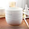 Zhi Shi Pure White Bone China Ceramic Bowls