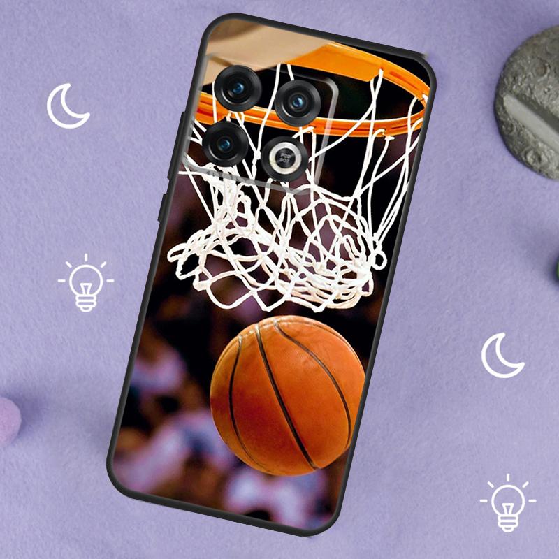 Basketball Case For OnePlus 10T 8T 10R 12R 13R 13s 13 12 11 9 Nord 5 CE 2 3 4 Lite N10 N20 N30 Cover