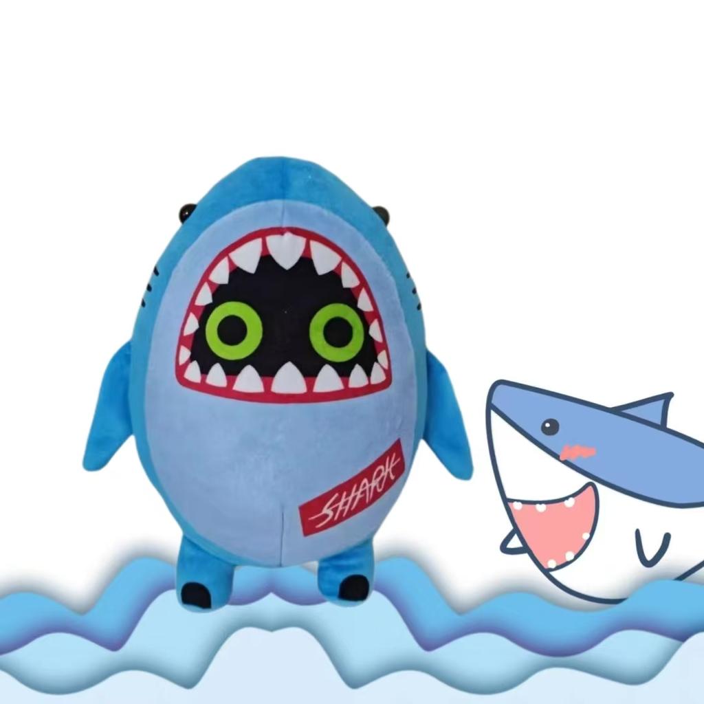 Game Zenless Zero Plush Figure Sharks Bangboo Plush Anime Plush Toy Soft Stuffed Plushies Gift for Games Fans and Kids