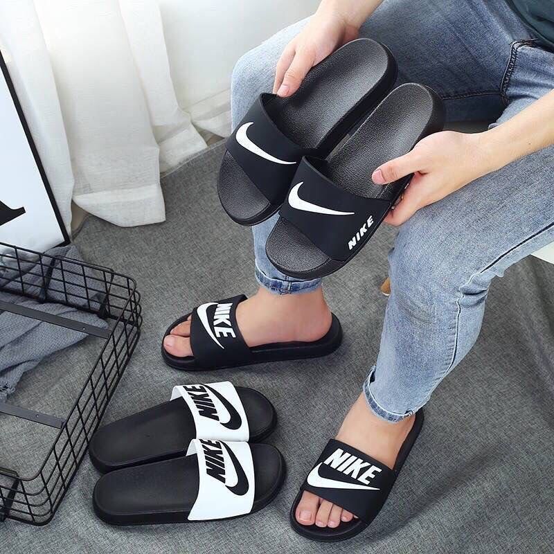 nike slippers couple
