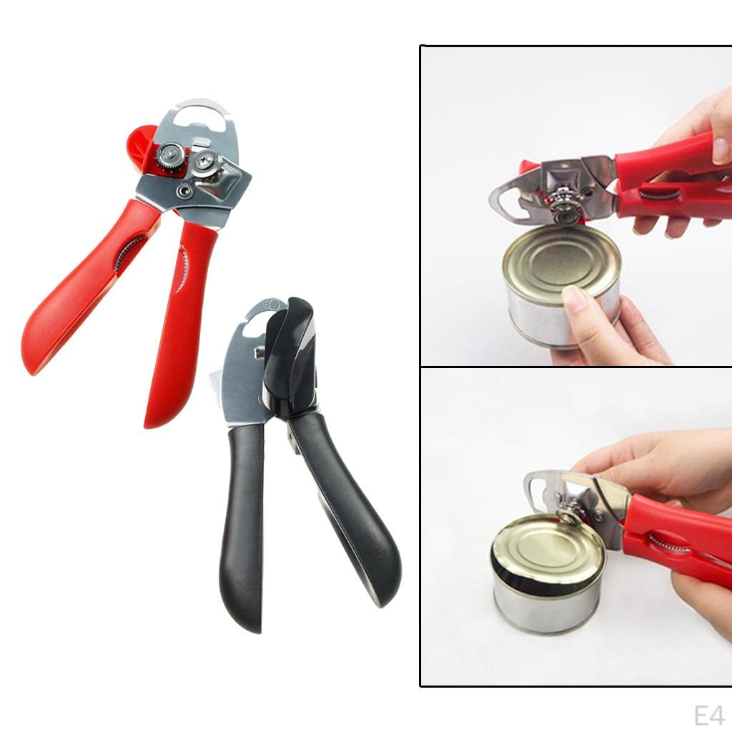 Can Opener, Upgraded Manual Opener Multifunctional Stainless Steel Heavy Duty Handheld