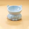 Ceramic Pet High Foot Bowl Cute Dog Food Feeding Basin Pet Supplies Cat Bowl  Neck Protection