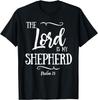 Psalm 23 Christian T-Shirt The Lord Is My Shepherd Tee Shirt