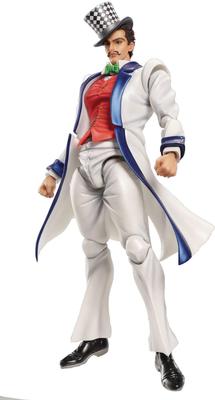 Figura super móvel Bizarre Adventure Part 160mm PVC ABS Nylon Figura móvel pintada "JoJo's 1" "Will A. Zeppeli" Aprox.. & &