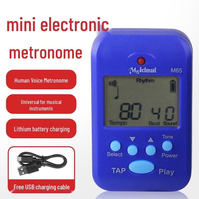 

Мини-метроном Meiduo Macaron для вокала для фортепиано, гитары и ударной установки Main Unit + Manual + Charging Cable