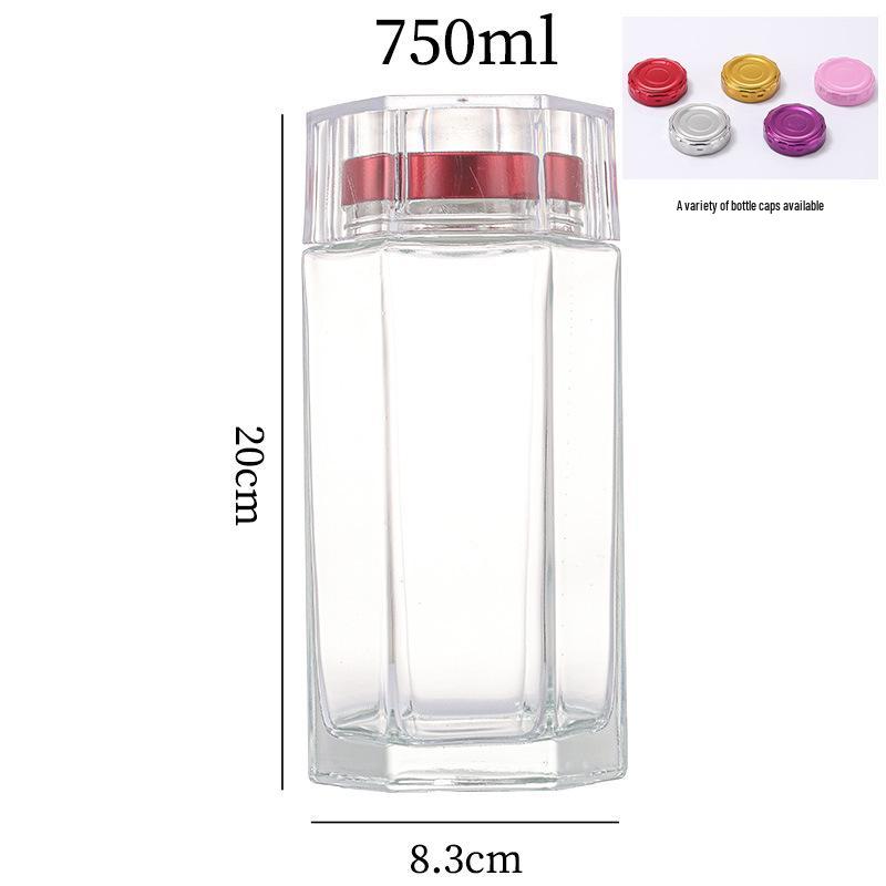 Food-Grade Glass Honey Dispenser Jar