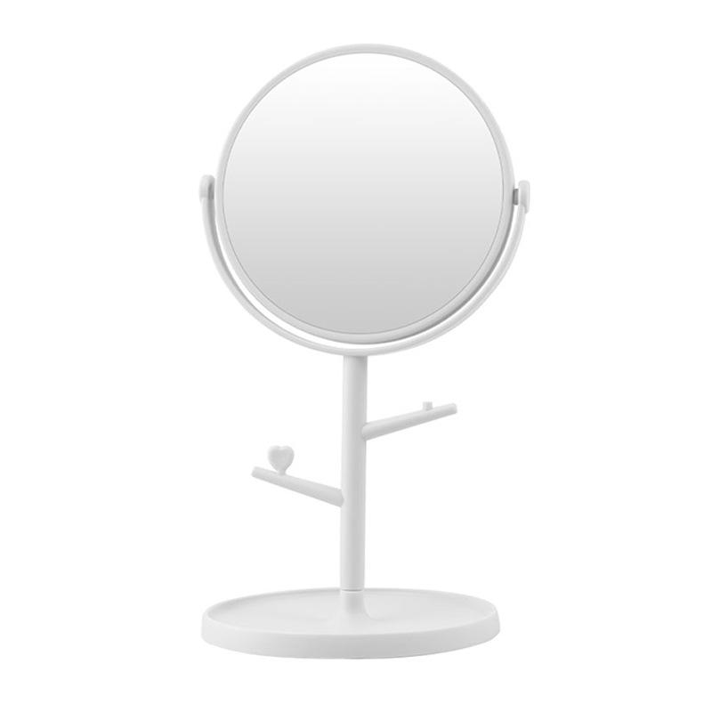 Makeup MirrorDressing Table Double-sided Desktop Portable Student Dormitory Desktop Beauty Mirror Princess Mirror