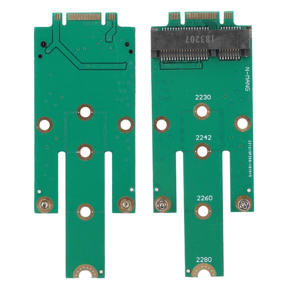 MSATA Interface MSATA To NGFF Adapter Plug and Play Mini PCIe to M.2 Adapter  Data Transfer
