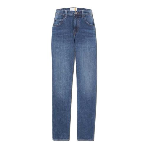 Timberland Pánské úzké džíny Sandown s koženou nášivkou, 5 kapes