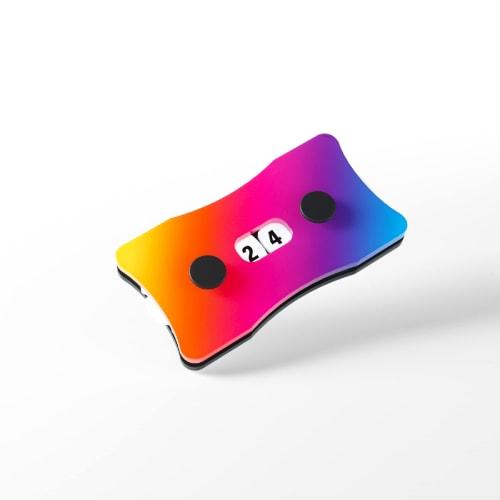 

Gamegenic Life Counter - Life Counter Double Dial: Color Gradient - Smooth & Tough - Compatible with Magic the Gathering Commander Decks, Marvel Champ