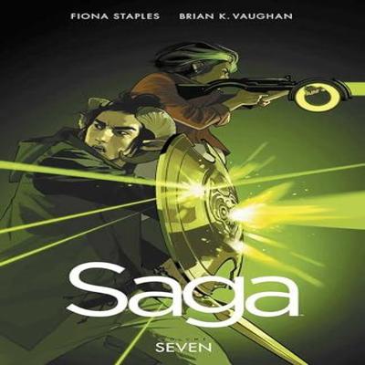 Saga Volume 7 by Brian K Vaughan Paperback Book 9781534300606