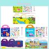 Kids Focus Training Puzzle Book With Magnetic Scenes And Reusable Sticker Sheets For Quiet Learning