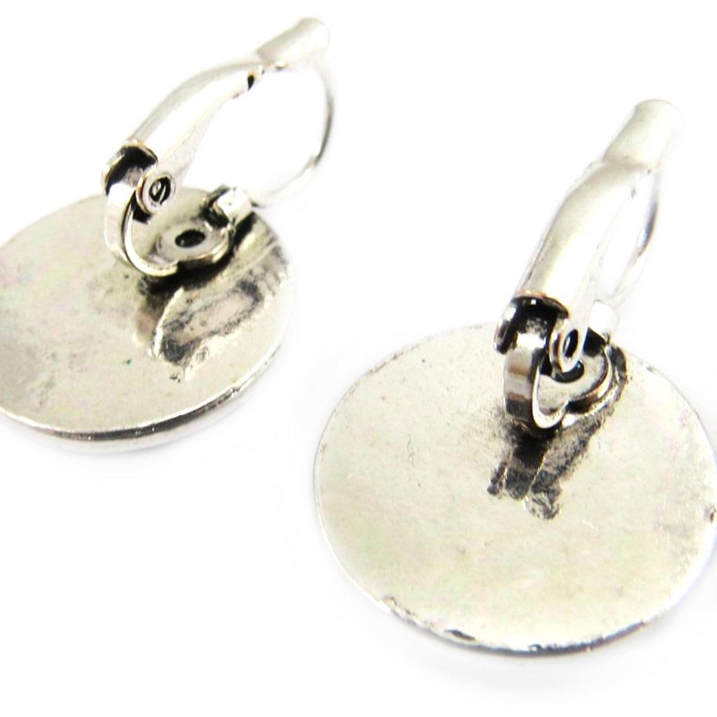 NOA [G8280] - Designer Earrings 'Sissi' Black Glitter