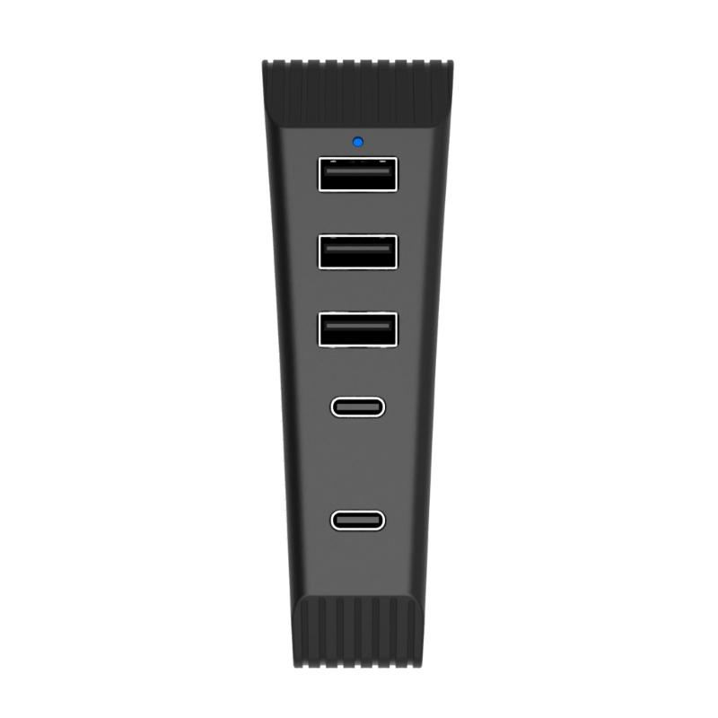 

Suitable For Slim USB Hub Adapter Enhancing Gaming Console Experience with Charging Port & Cooling Seamless Integration