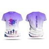 Running Sports 3d Printing Summer Unisex Short Sleeve T-Shirt Fitness Sports Outdoor Quick Drying Loose And Comfortable Clothes
