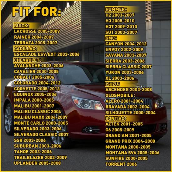 Car Stereo Radio Wiring Harness Adapter for 2003-06 Cadillac Chevy