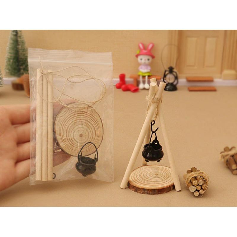 Doll House Simulation Mini Match Miniature Ceiling Furnace Model Ornaments Outdoor Scene Diy Handmade Decoration Accessories