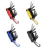 8 In 1 Multi-Function Bike Repair Tool Folding Metric Repair Tool Portable Socket Wrench Portable Bike Essential Tool