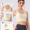 Yudong Women's Thin Strap Color-block Yoga Sports Bra