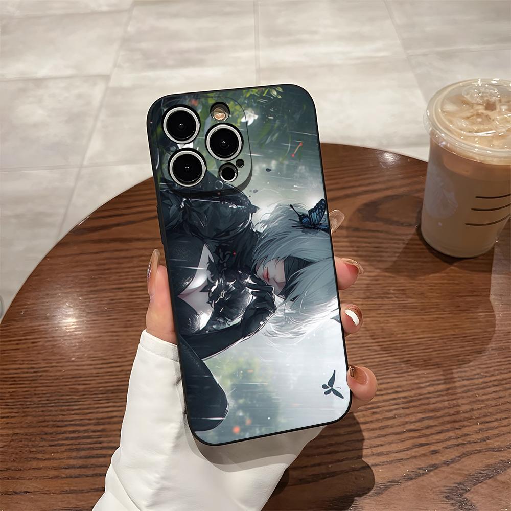 Phone Case For 17 Pro Max Iphone 14 Pro Max 12 16 15 13 Pro 11 Xr X Xs 8 7 Plus Back Cover Nier Automata