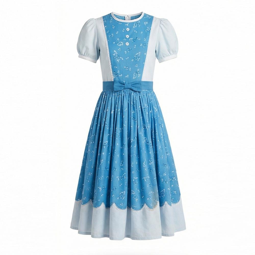 Stranger Things Holly Wheeler Cosplay Kostüm für Kinder mit Prinzessinnenkleid und Umhang für Halloween und Rollenspiele