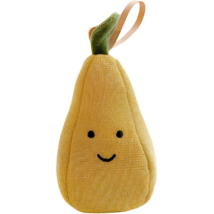 

JELLYCAT Fun Food Series Fruit Fly Pear Cute Doll Plush Pendant 10cm High
