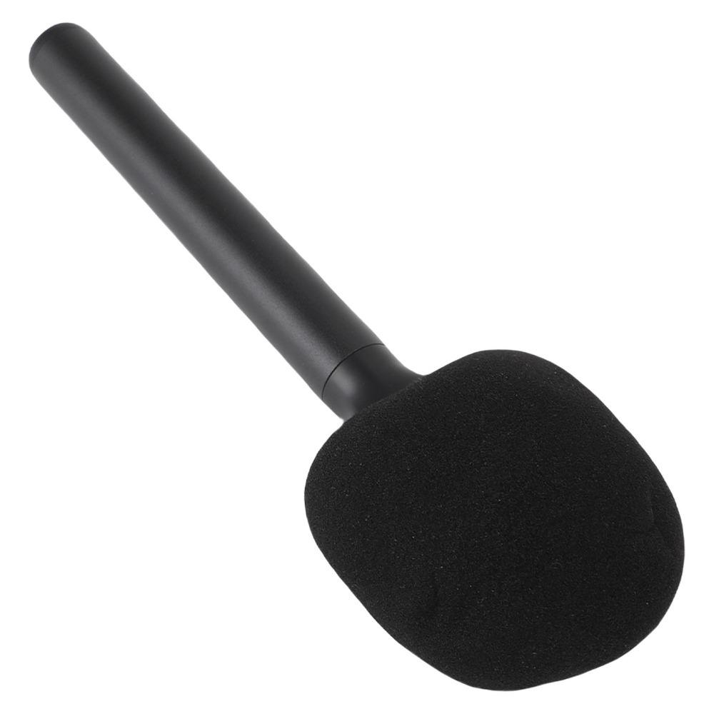 With Foam Windscreen Wireless Microphone Handheld Stick for MIC 1 2 Video Reporting