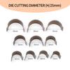 WUTA Leather Round Corner Cutter Leather Wallet Corner Punch Trimmer 1/4 Round Bag Arc-shaped Edge Cutting Knife Mold
