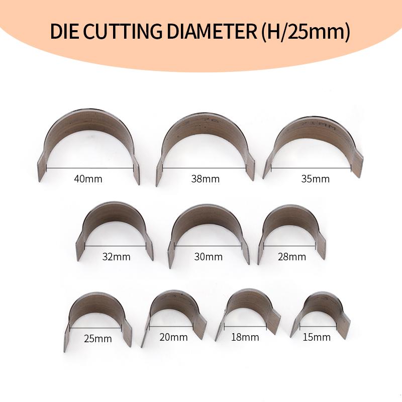WUTA Leather Round Corner Cutter Leather Wallet Corner Punch Trimmer 1/4 Round Bag Arc-shaped Edge Cutting Knife Mold