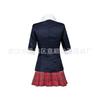 Junko Enoshima JK Uniform Cosplay Costume, Danganronpa Halloween Stage Performance Outfit