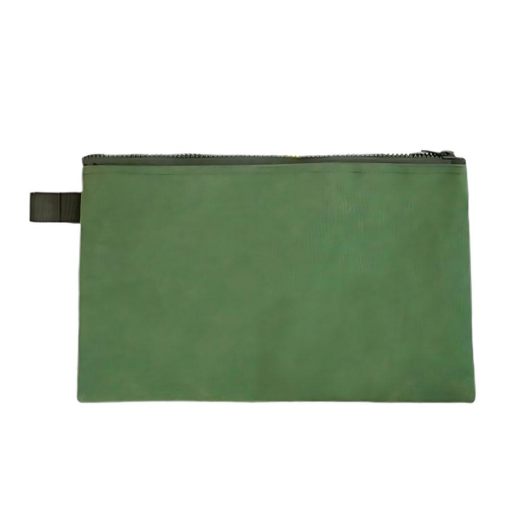 Green Heavy Duty Tool Storage Organizer Waterproof And Tear Resistant Portable Canvas Tool Bag