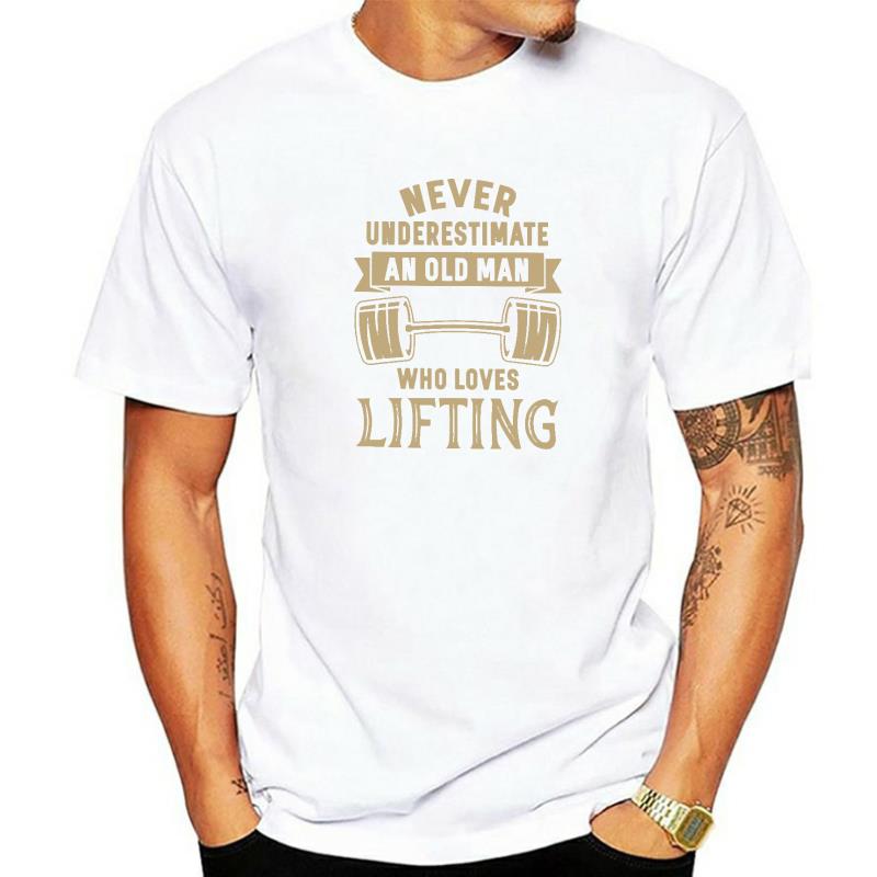 Unisex Old Unisex Weightlifter Weightlifting T Shirts Pure Cotton Clothing Vintage Short Sleeve Round Neck Tee Shirt Gift Idea TShirt