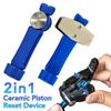 Universal Bicycle Brake Piston Reset Tool, Hydraulic Disc Brake Caliper Piston Spreader, Carbon Steel Oil Brake Repair Tool for MTB Road Bike